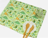 卡哇伊恐龍圖案布料,可愛,兒童,縫紉,被子,韓國製造,半碼